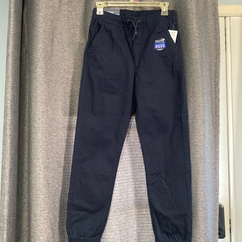 Navy blue boys pants 14/16 new never worn